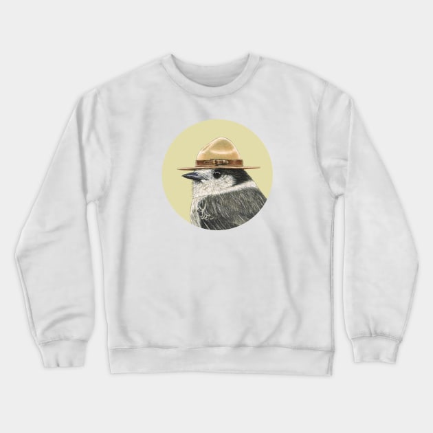 Canada jay Crewneck Sweatshirt by Mikhail Vedernikov